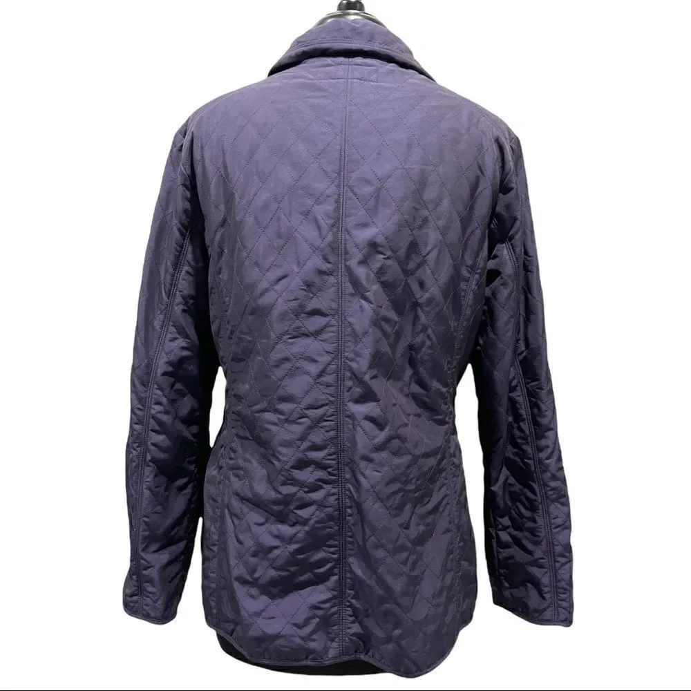 𝅺Pendleton Purple Fleece Lined Quilted Jacket Sz M